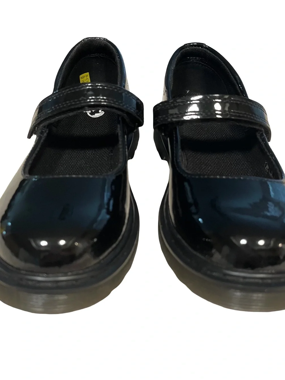 Dr. Martens Kids Girls Maccy ll Mary Jane Shoes US 5 Black Patent Leather EUC